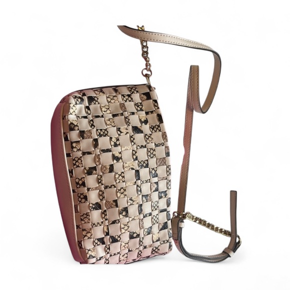INC International Concepts Handbags - 🎄INC Snake Print Checkered Cross Body Bag EUC
